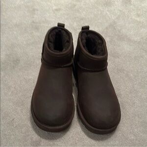 UGG Classic Ultra Mini Brown Leather 8